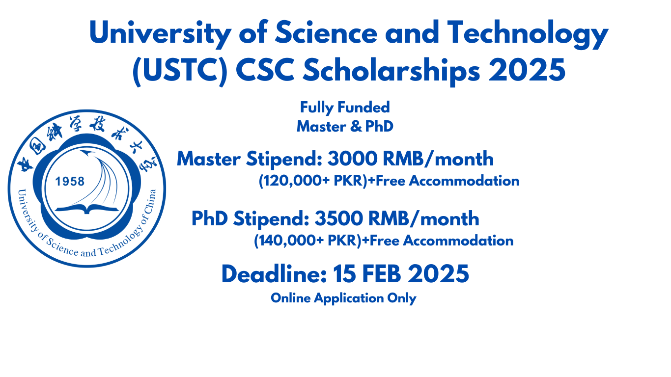 "USTC CSC ANSO scholarships for 2025 offer fully funded opportunities for international students to study at the University of Science and Technology of China, covering tuition, living expenses, and health insurance."