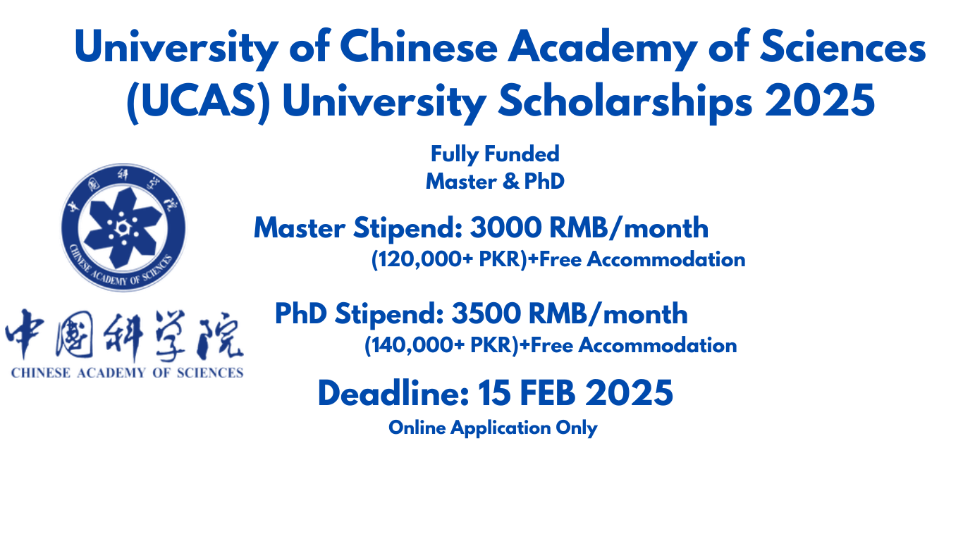 University of Chinese Academy of Sciences (UCAS) University Scholarships 2025 - information on scholarship opportunities for international students to study in China.